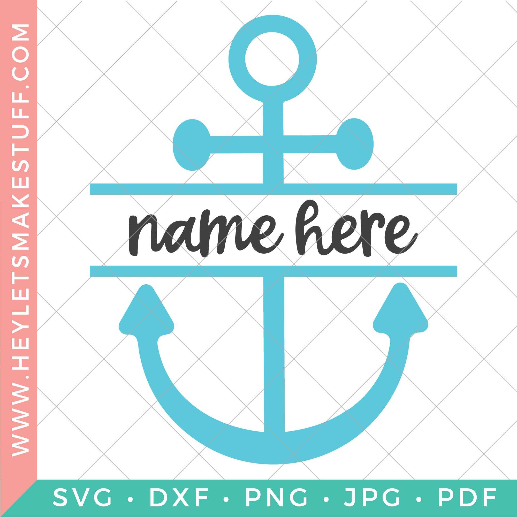 Download Anchor Monogram Svg Hey Let S Make Stuff