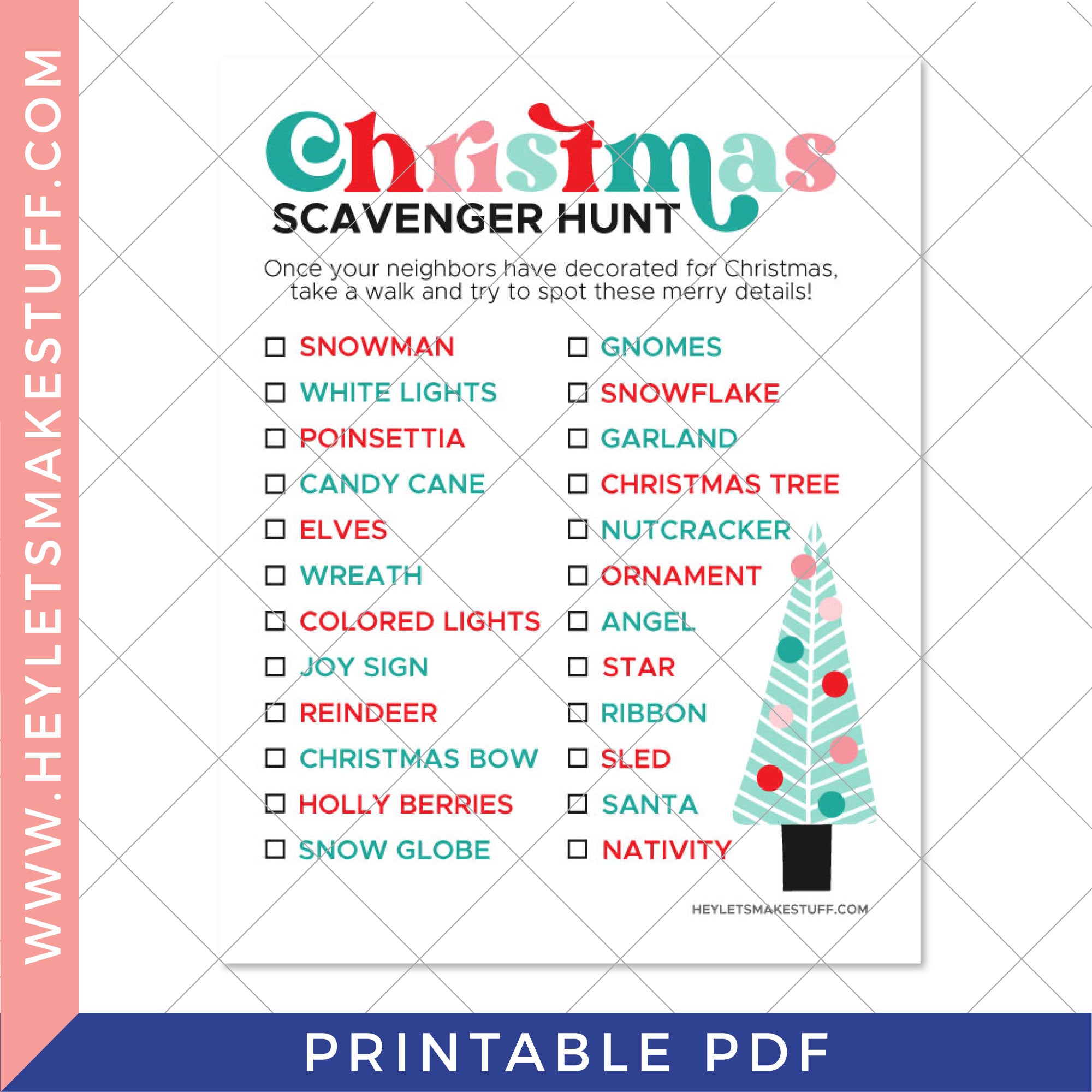 Printable Christmas Games Bundle – Hey, Let's Make Stuff