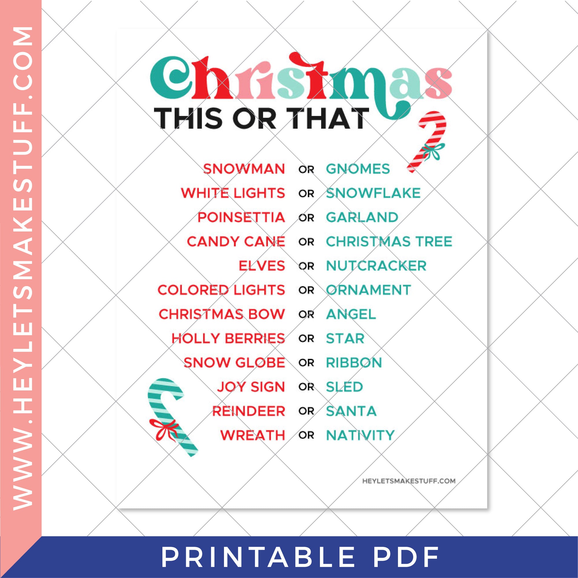 printable christmas games bundle hey let s make stuff