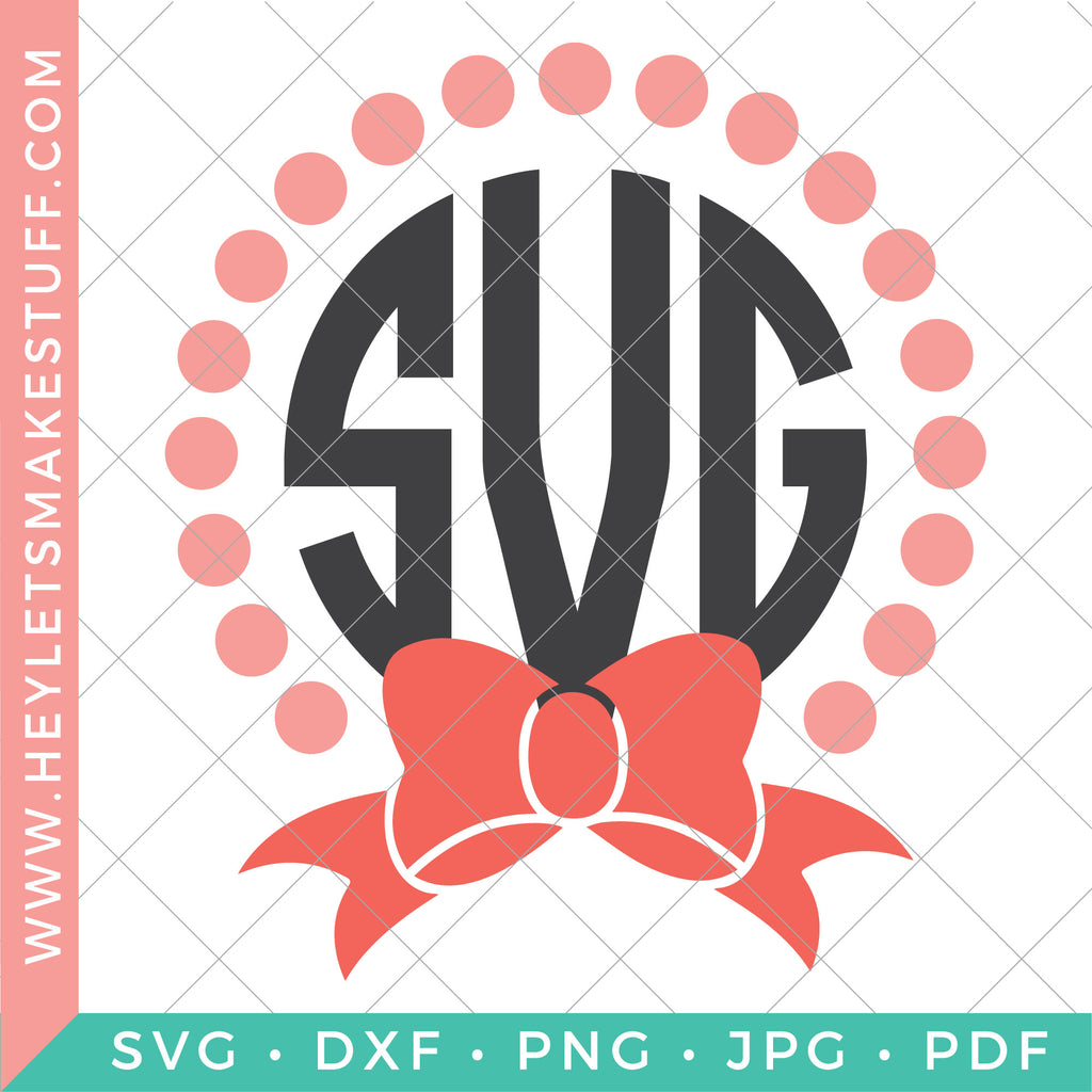 Download Pearl Frame Monogram Bundle Hey Let S Make Stuff