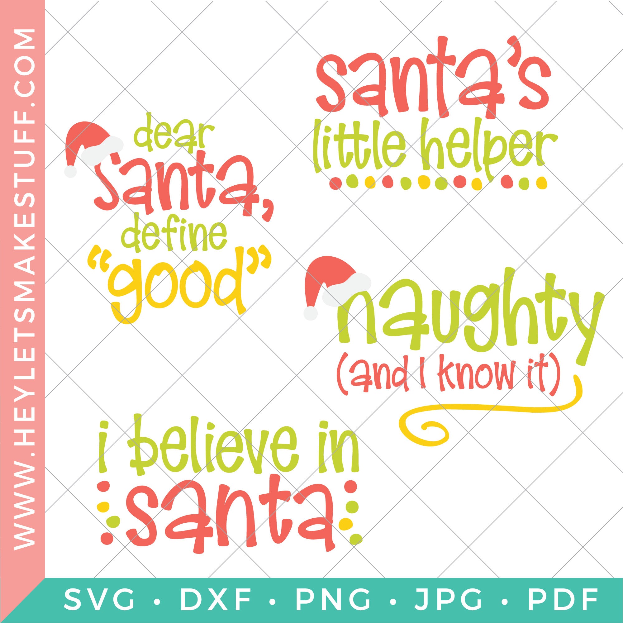 Santa Svg Bundle Hey Let S Make Stuff