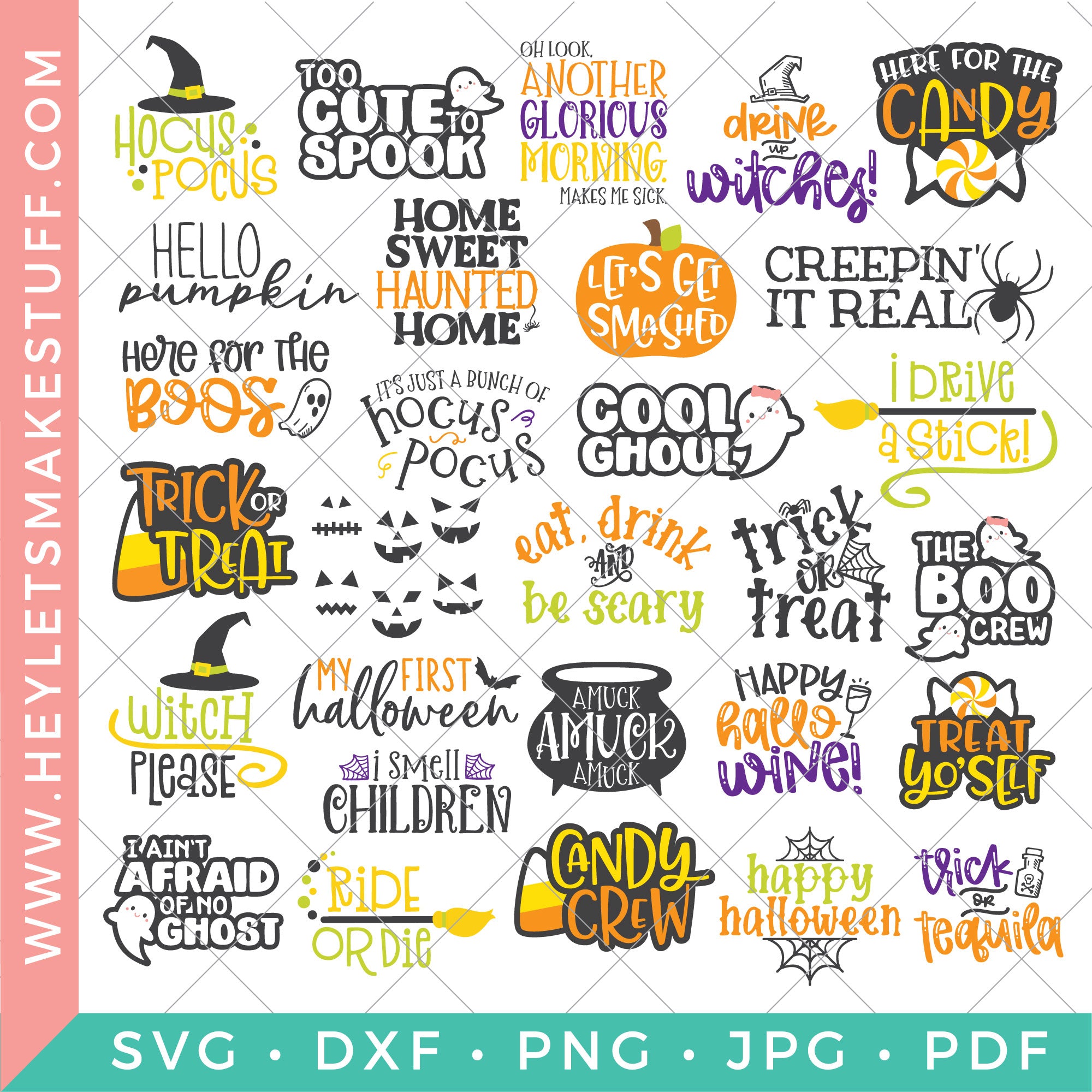 Download Big Halloween Bundle 29 Svg Files Hey Let S Make Stuff