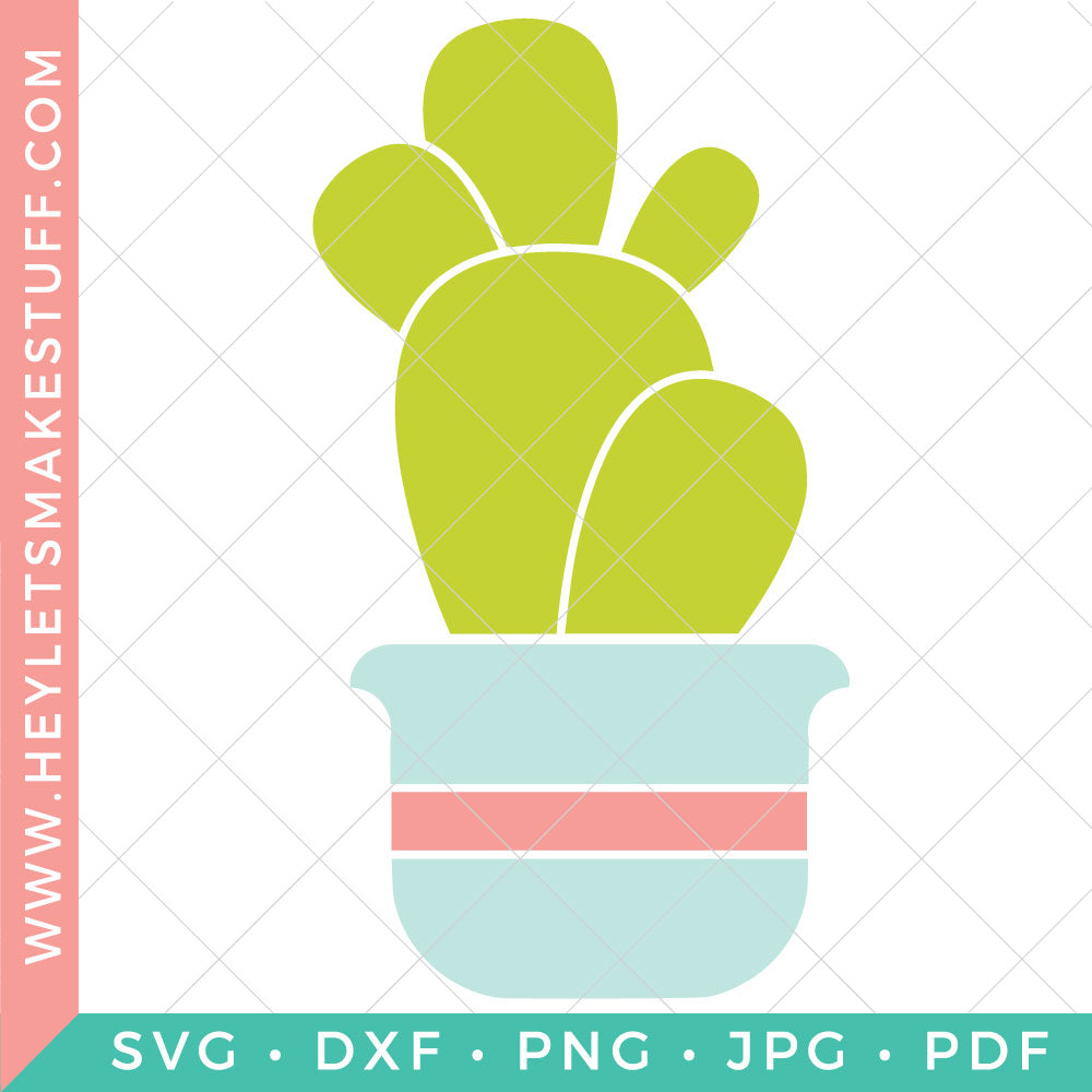 Cactus Succulent Svg Bundle Hey Let S Make Stuff