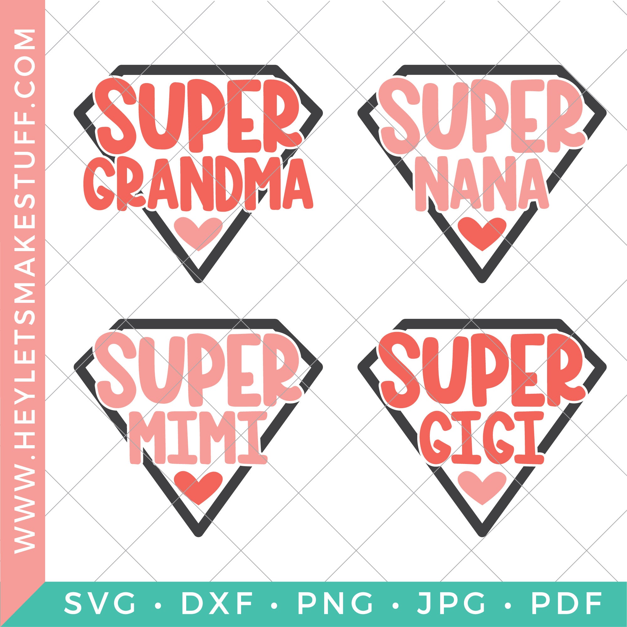 Download Super Grandma Svg Free Grandparents Svg Files Hey Let S Make Stuff
