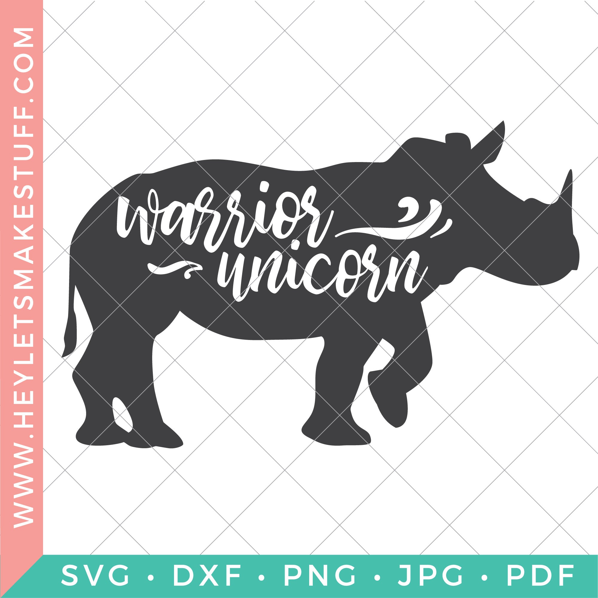 Download Warrior Unicorn Svg Perfect For T Shirts Tote Bags Water Bottles PSD Mockup Templates