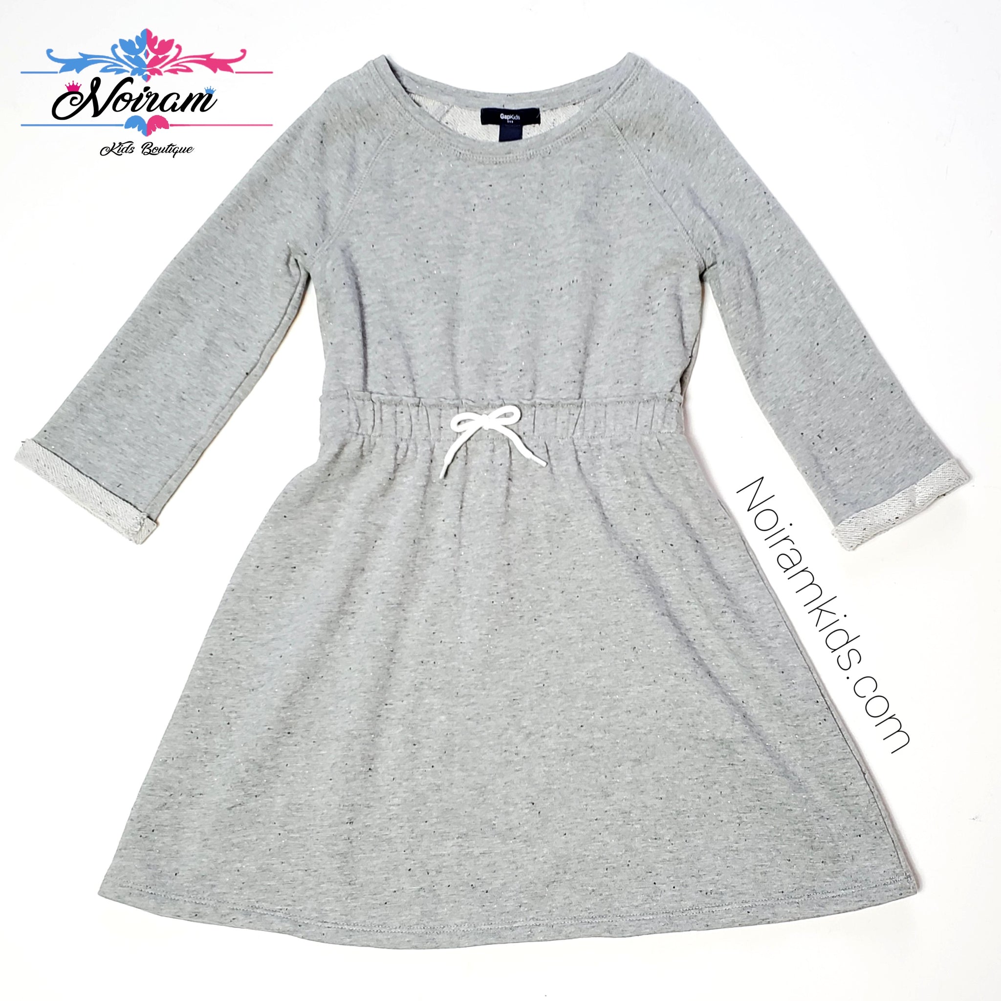 girls grey sweater dress