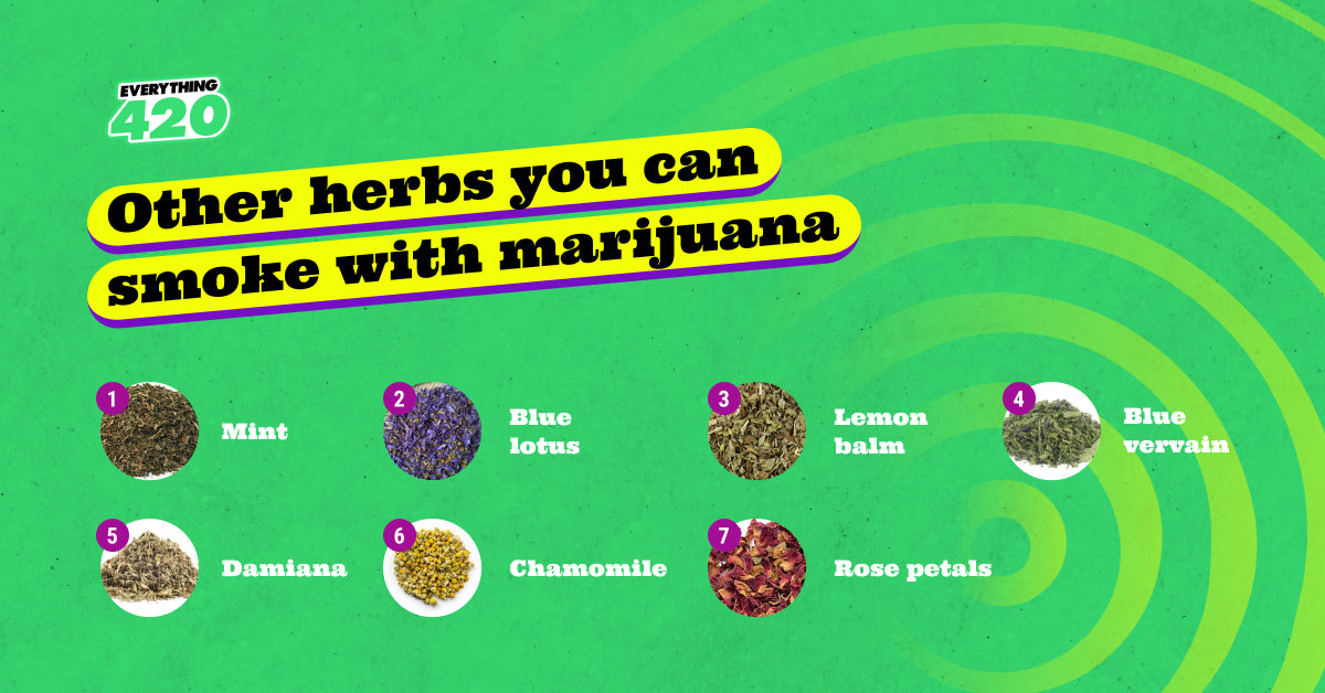 Other herbs you can smoke with marijuana