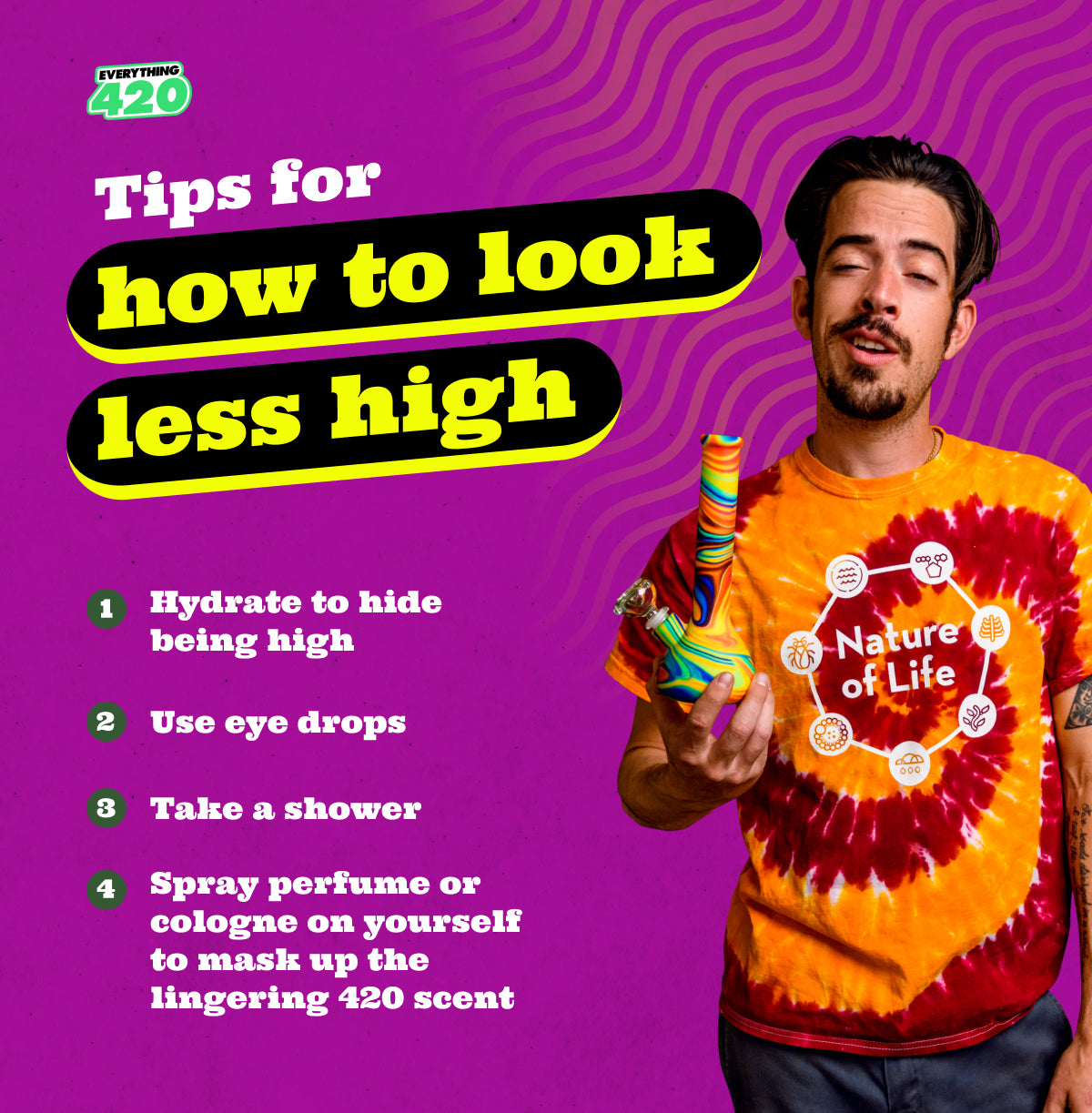 Tips for how to look less high