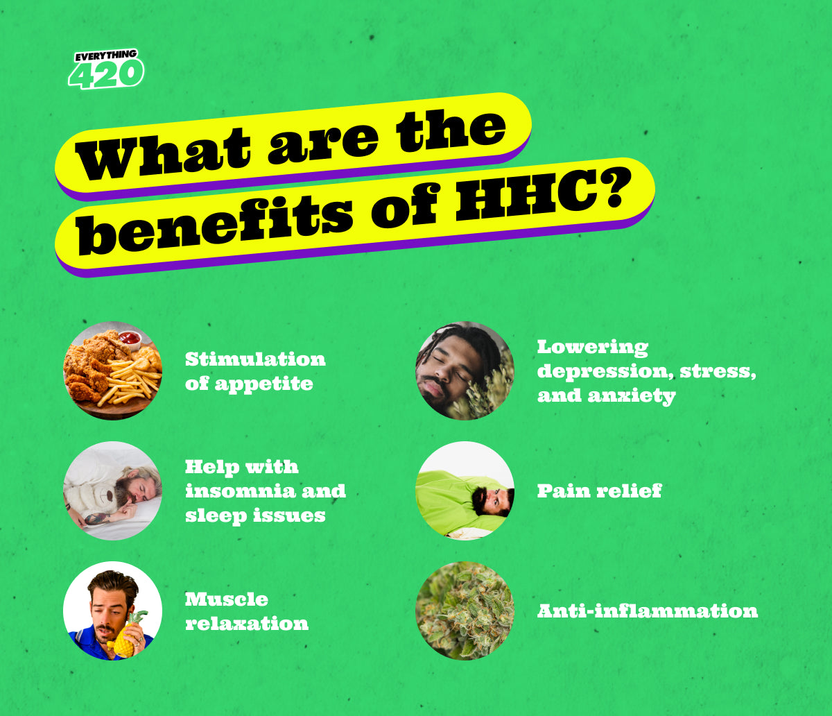 What are the benefits of HHC?