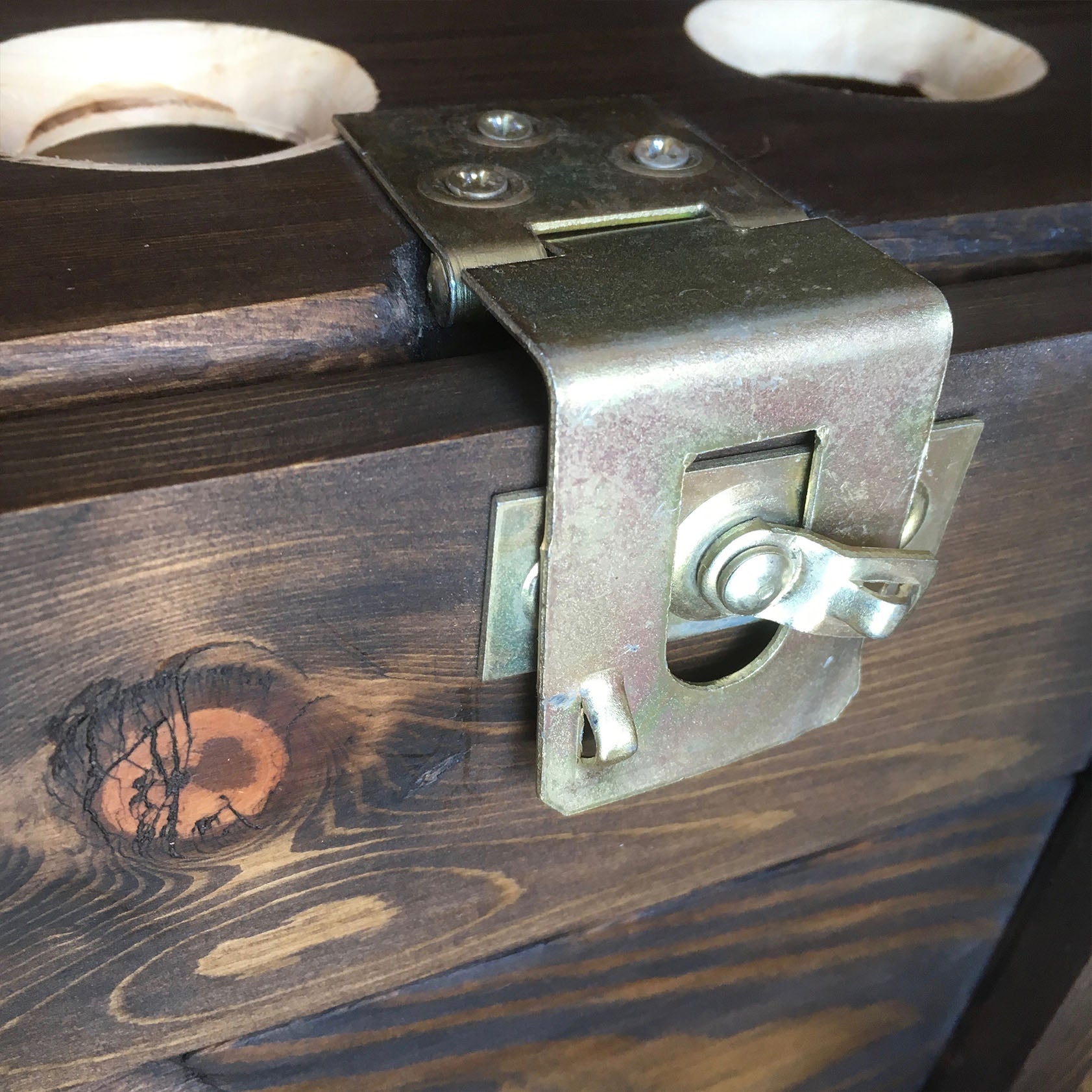 Authentic ammunition box | Original hardware | Hand stained | Eco friendly mini bar