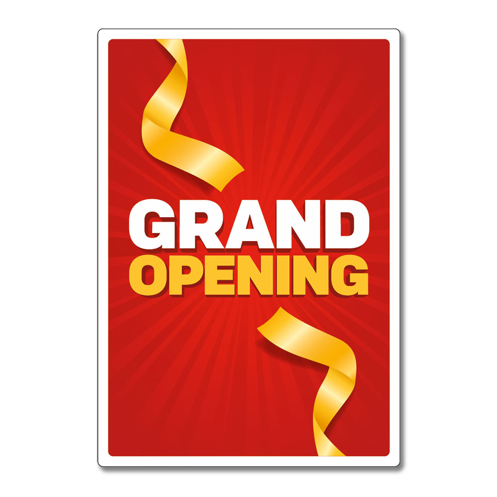 Grand Opening Poster 29 X 42 Operationalsignage Com