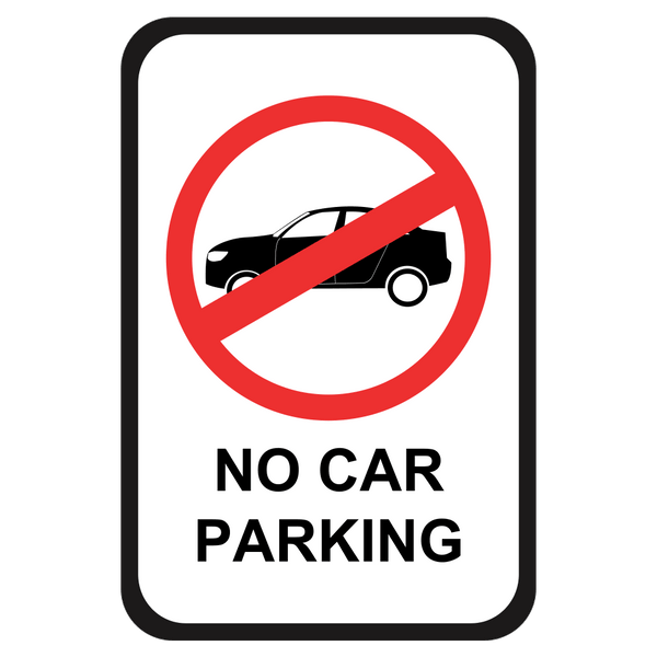 No Car Parking - Sign 12 In. X 18 In. - OperationalSignage.com