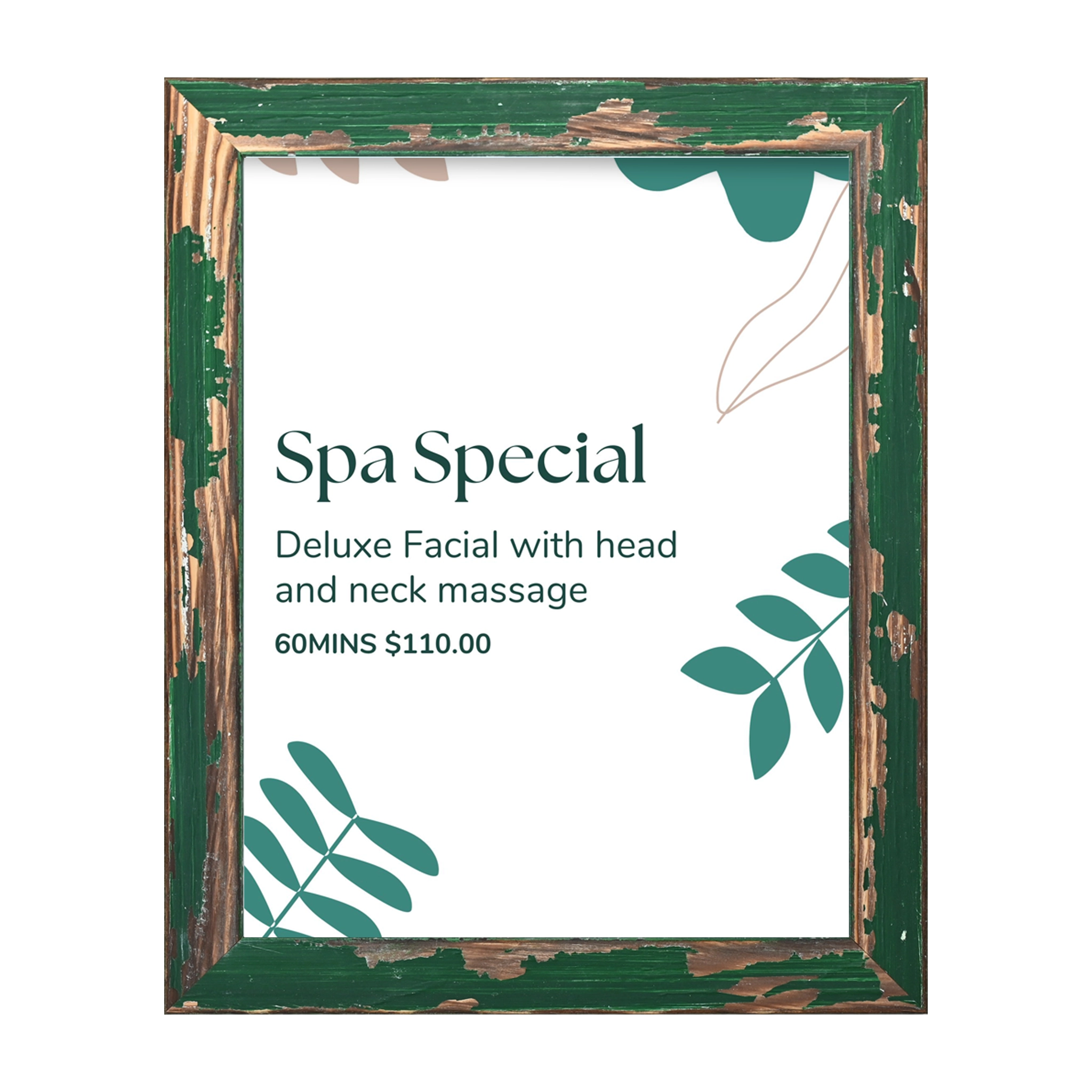 Saddle Ranch Information Frame - Evergreen