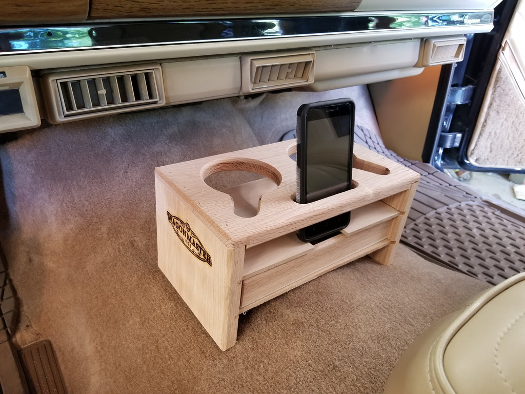 Wagonmaster Wooden Console Cupholder Custom Made