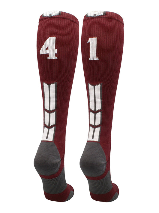 Player Id Jersey Number Socks Over the Calf Length Maroon and White