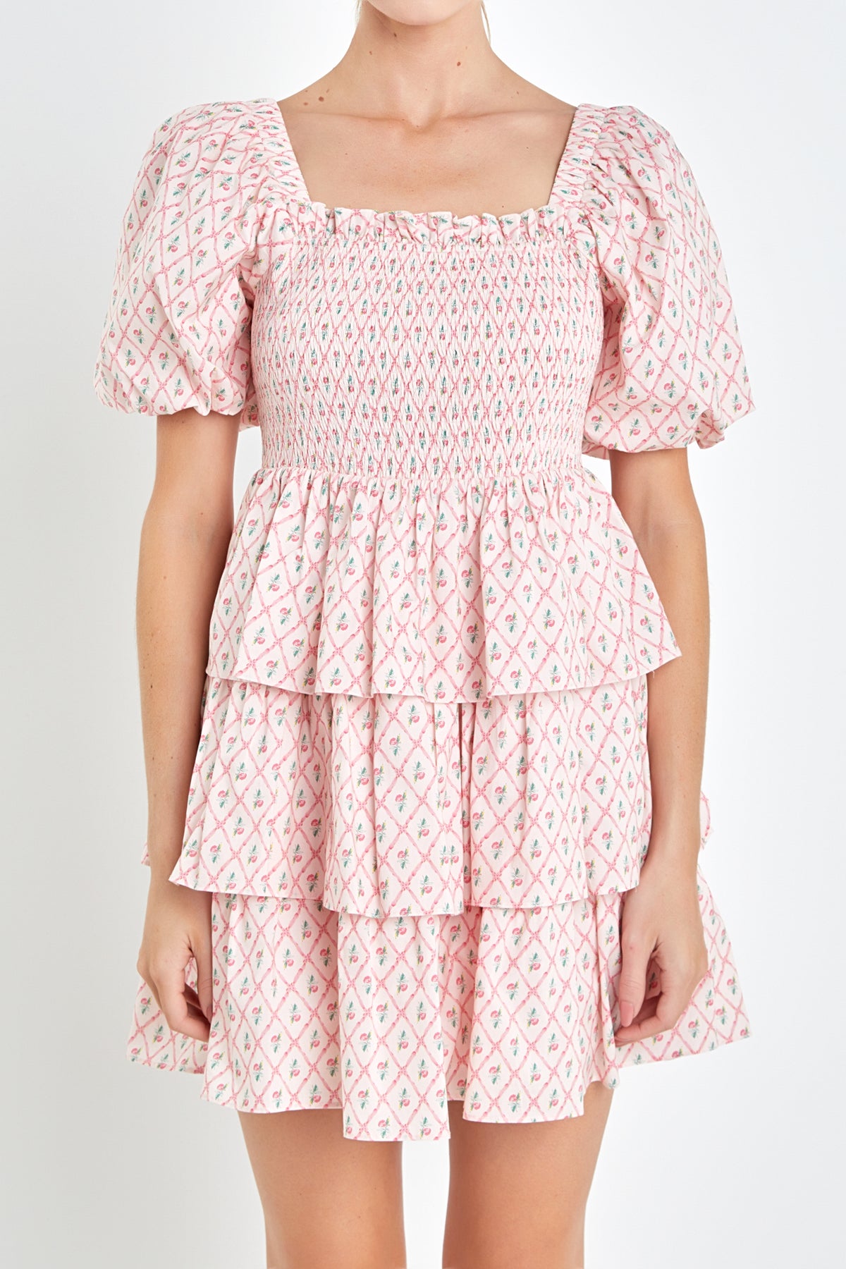 Forever's Not Enough Floral Ruffle Cut-Out Dress - Lt. Pink – Adorabelles