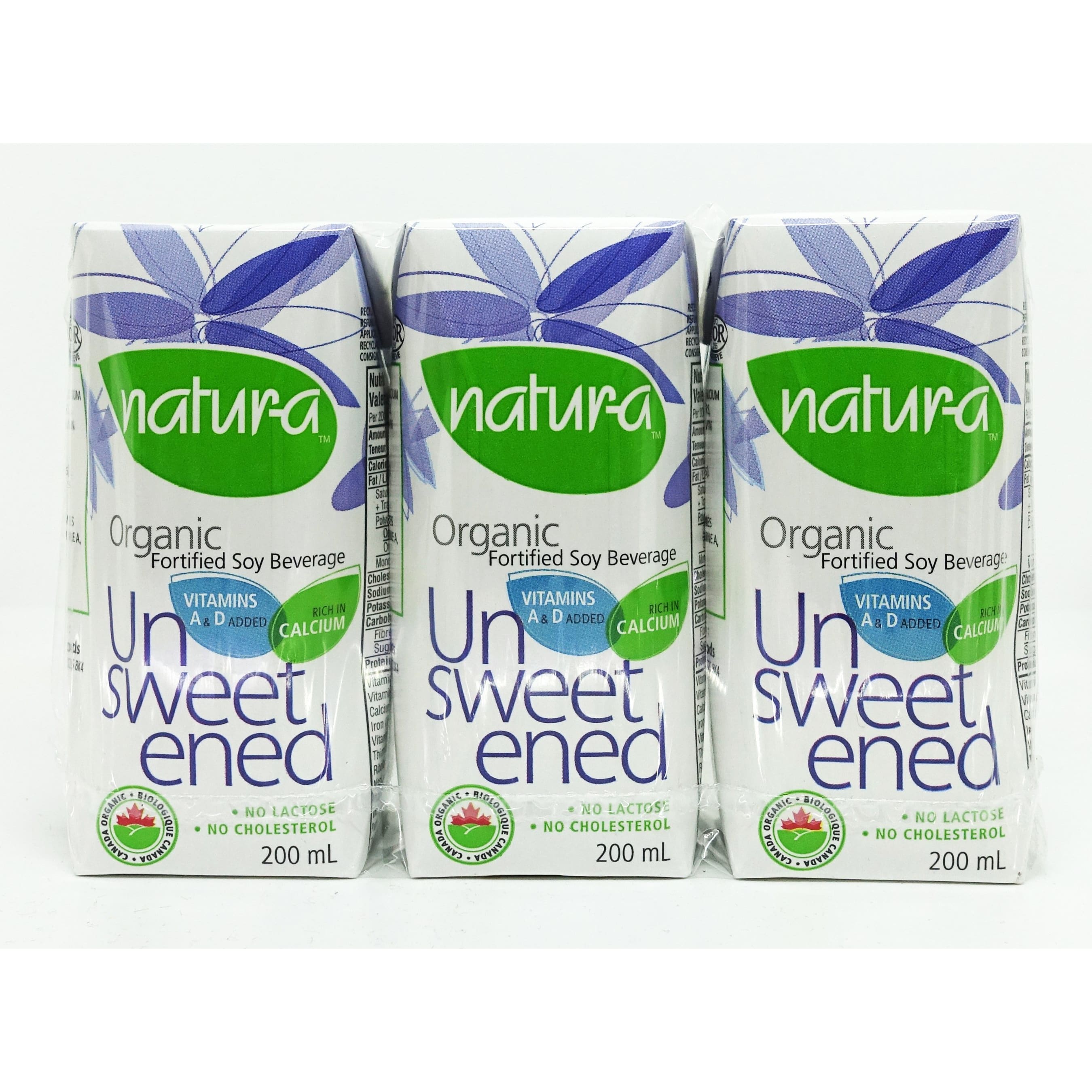 Natura Soy Unsweetened 200mL * 3 | Qi Natural Food