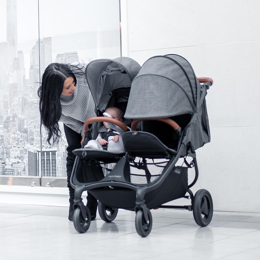 duo prams side by side