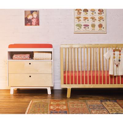 Oeuf Sparrow Cot Birch Free Mattress Babyography