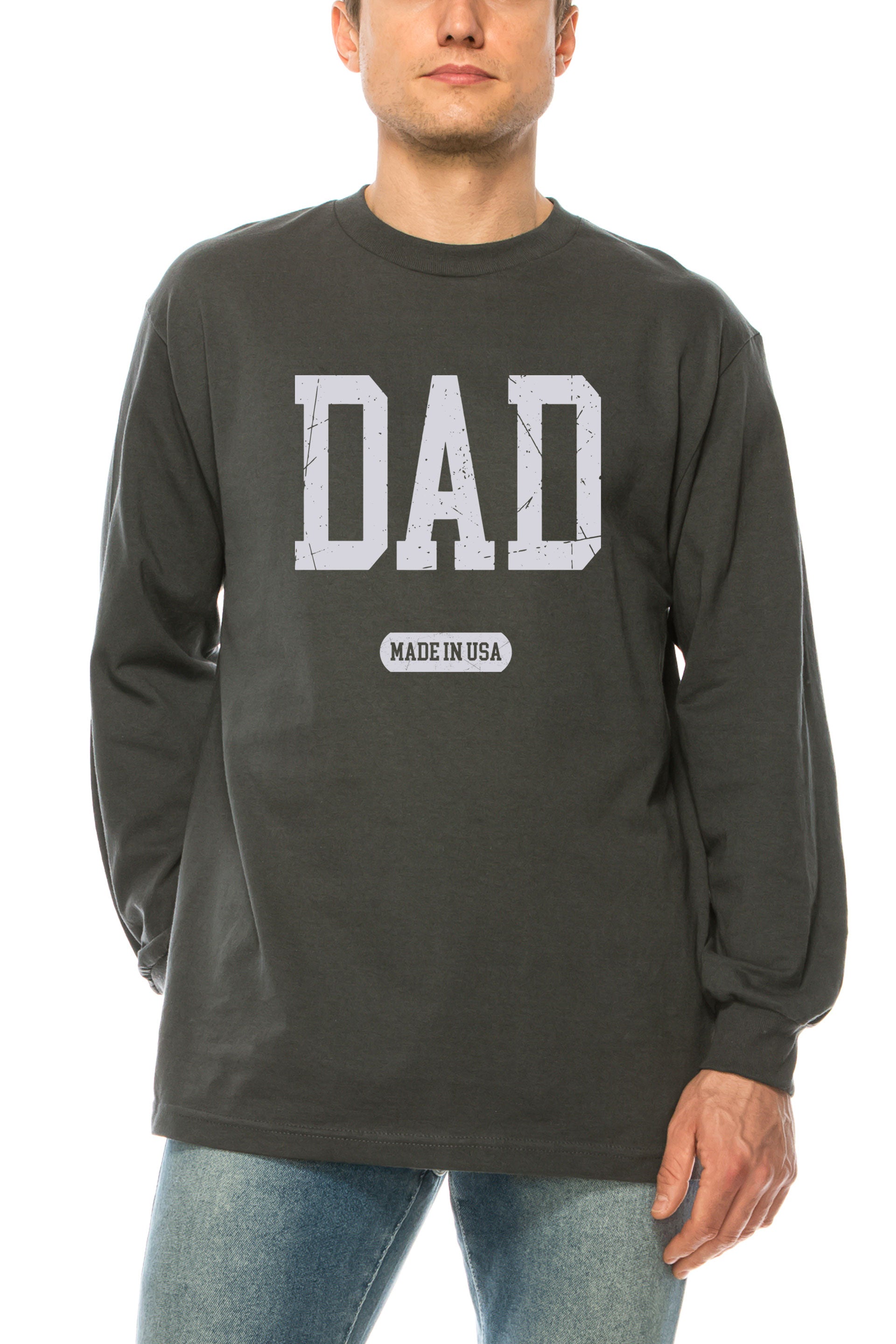 DAD Vintage Print Long  Sleeve T-Shirt