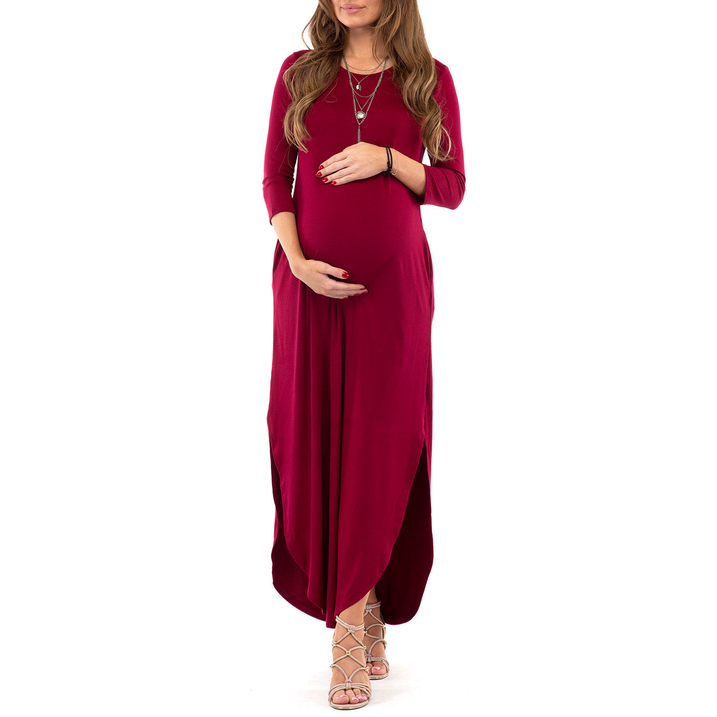 mother bee maternity maxi dress