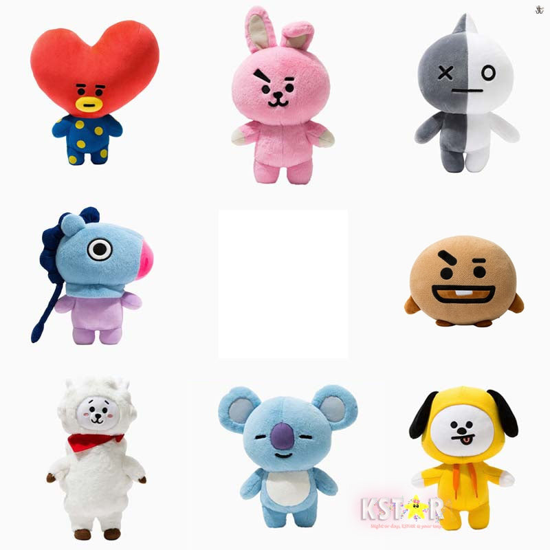 [LINE x BTS] BT21 Plush Standing Doll (Free Shipping) – K-STAR