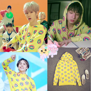 yellow donut hoodie