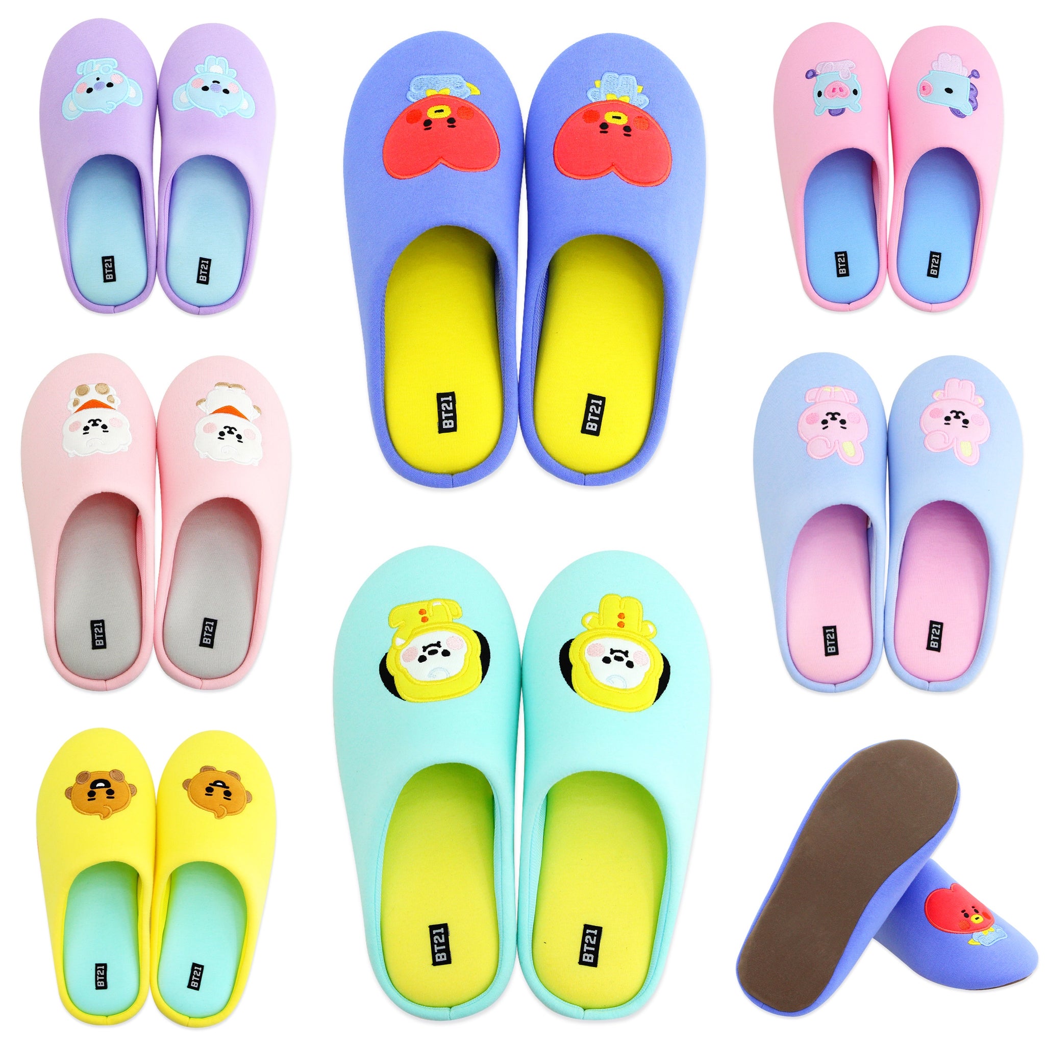 X BT21] Official Baby Indoor Slippers 