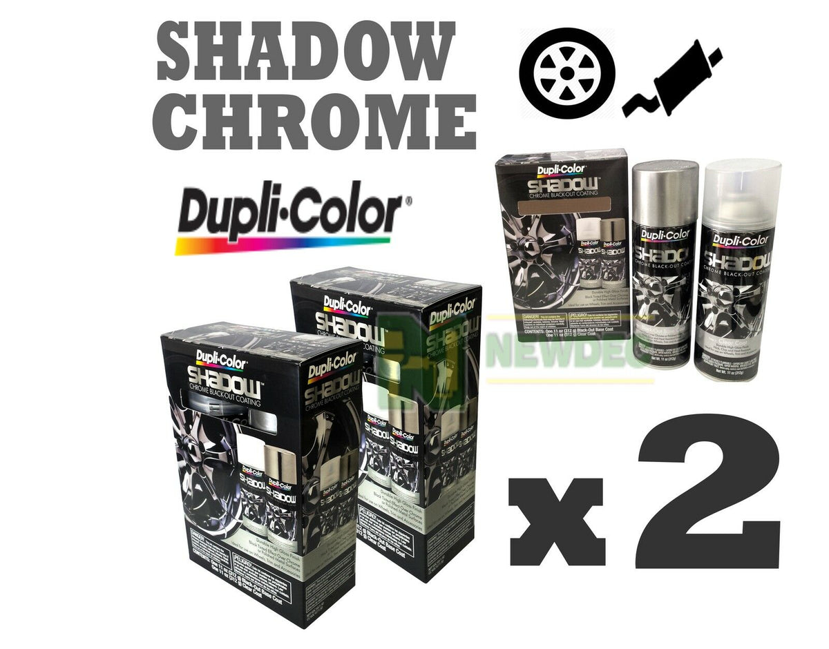 duplicolor shadow chrome black out coating