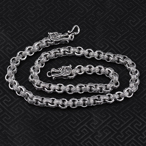 Men's Squared Silver Chain – Nialaya Jewelry