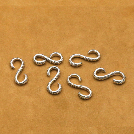 925 Sterling Silver S Hook Clasp For Bracelet Necklace DIY Jewelry Making  Parts