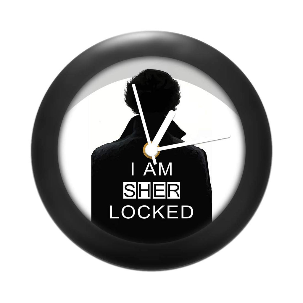 Sherlock Holmes Tv Series I Am Sherlock Table Clock Epic Stuff