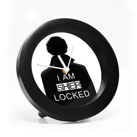 Sherlock Holmes Tv Series I Am Sherlock Table Clock Epic Stuff