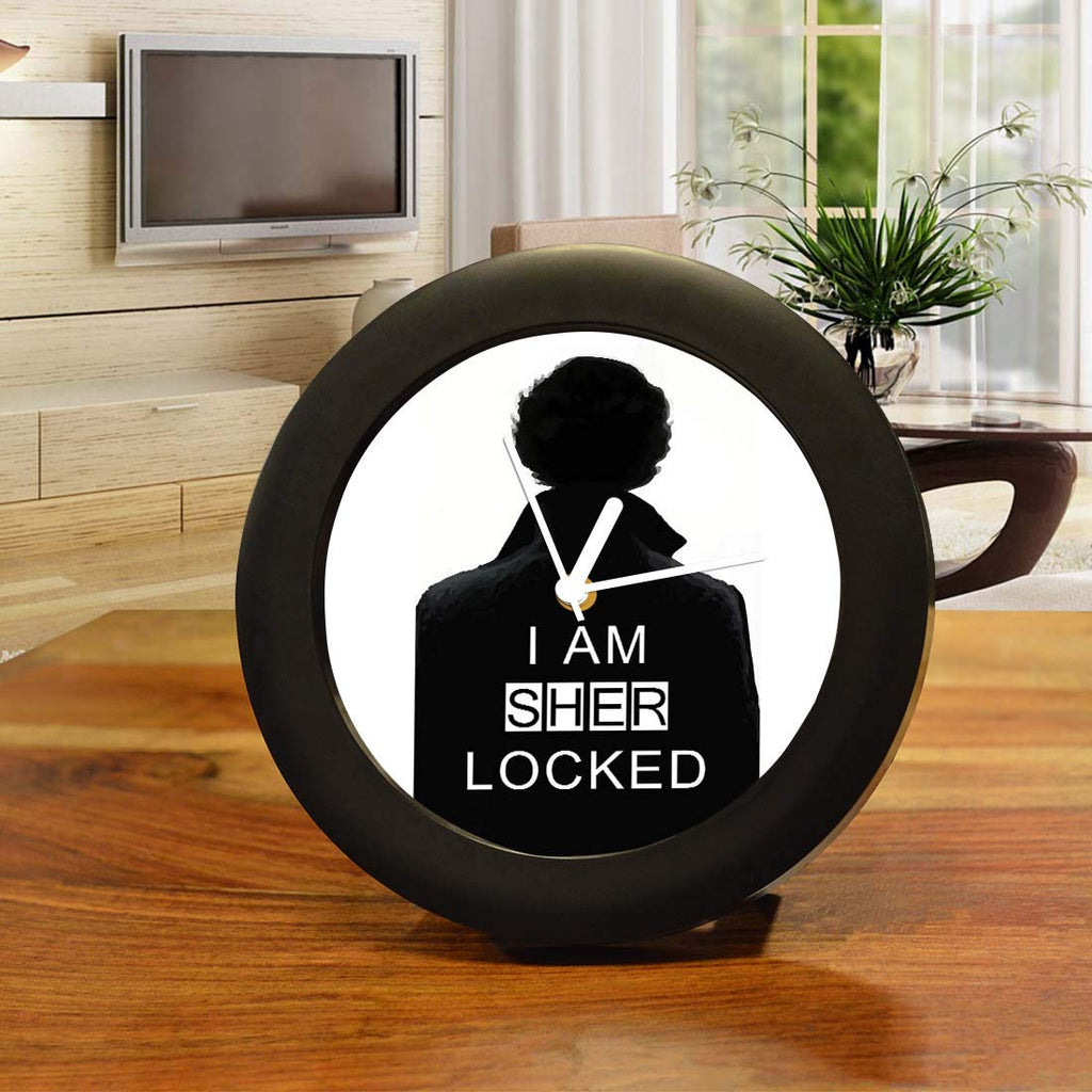 Sherlock Holmes Tv Series I Am Sherlock Table Clock Epic Stuff