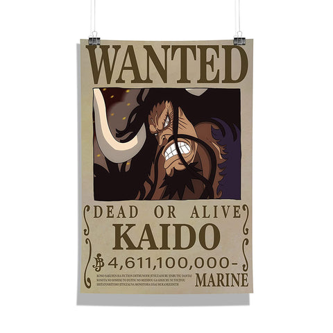 One Piece Brook Wanted Poster Wall Decor 50X36CM