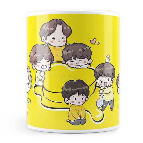 BTS DNA Café Mug Cream