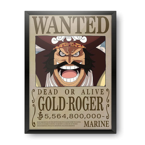 Gol D. Roger Wanted Poster - One Piece™ – Anime Figure Store®