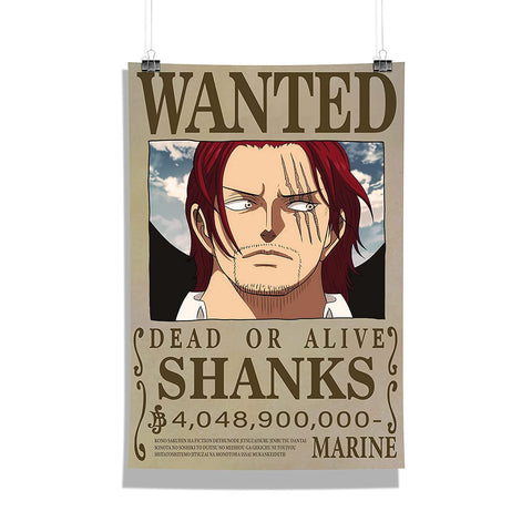 One Piece - Gol D. ROGER wanted Design Wall Poster – Epic Stuff