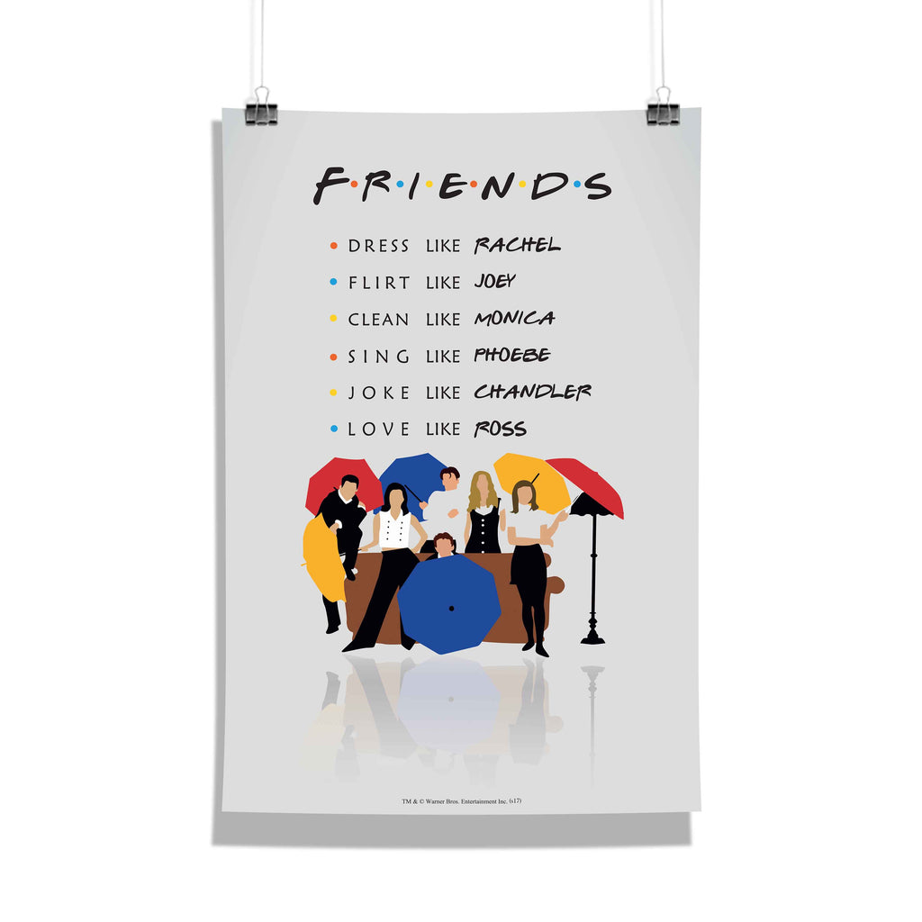 Friends poster of Umbrella 12x18 – Epic Stuff