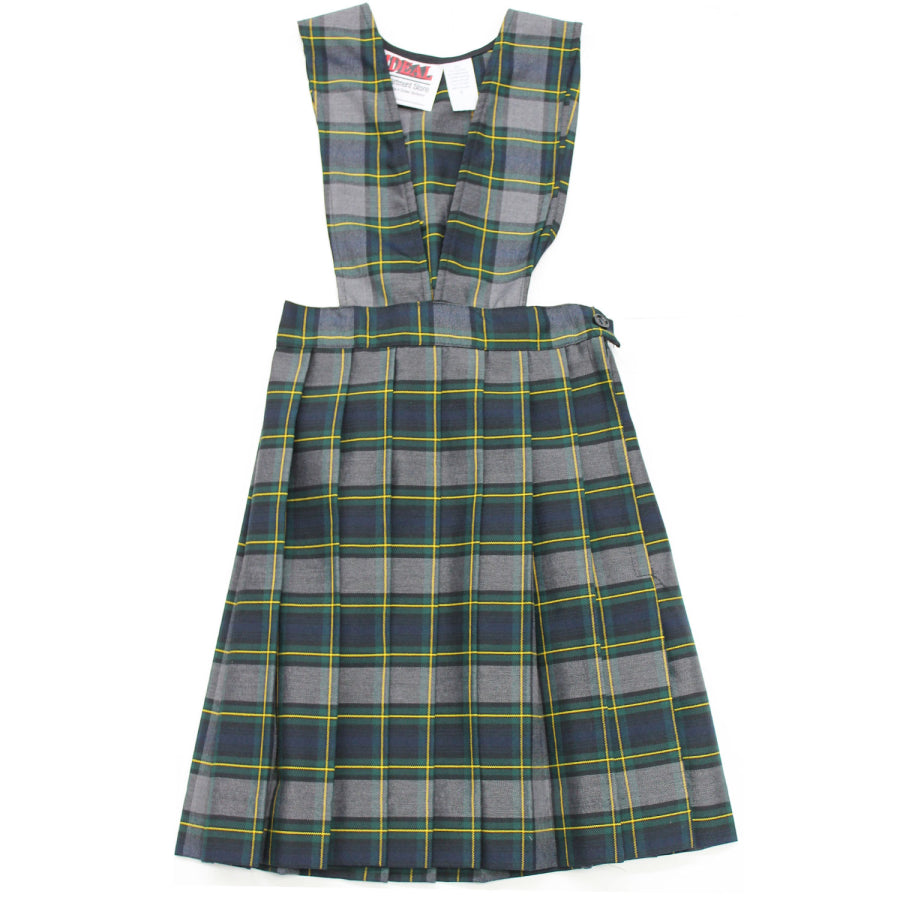 Plaid School Uniform Jumper V-Front Knife Pleats Style 62 ...