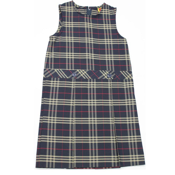 Girls School Uniform Jumper Style 94 Plaid Color 1c - SchoolUniforms.com