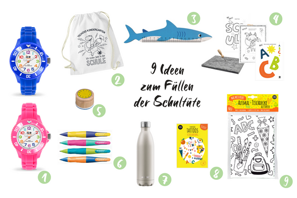 9 Ideen zur Einschulung für die Schultüte von inabox.de
