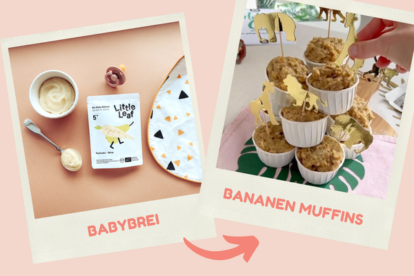 Muffins aus Babybrei Rezept für Banana Muffins