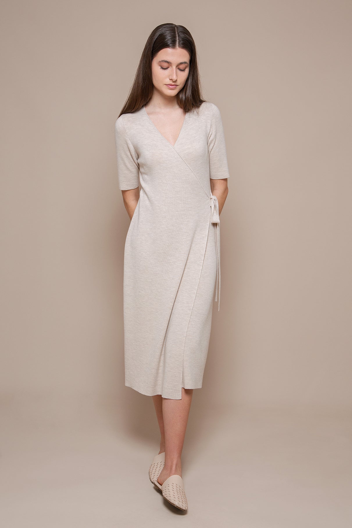 Vera Knitted Envelope Dress – Francis Stories