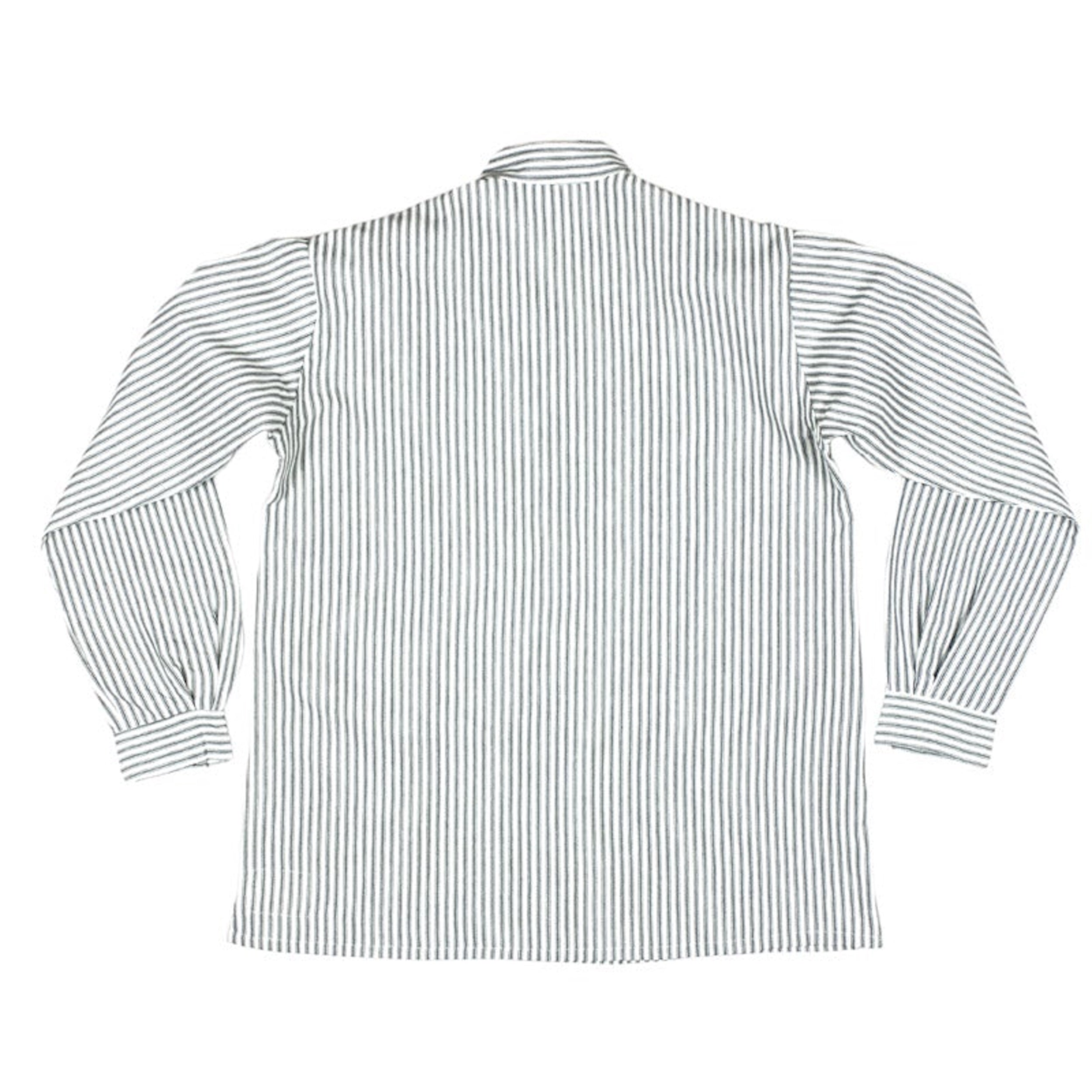 Denim Shirt | Work Shirt | Collarless Shirt | Granddad Shirt