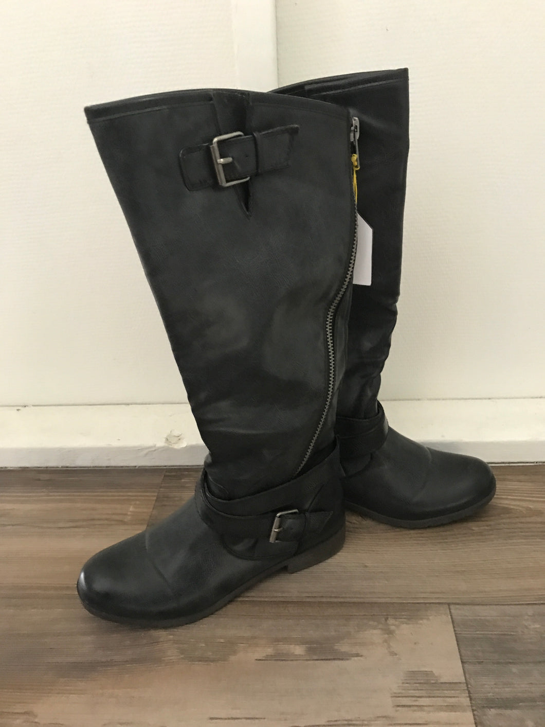 girls leather knee high boots