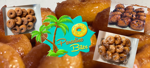 donuts with paradise bites logo