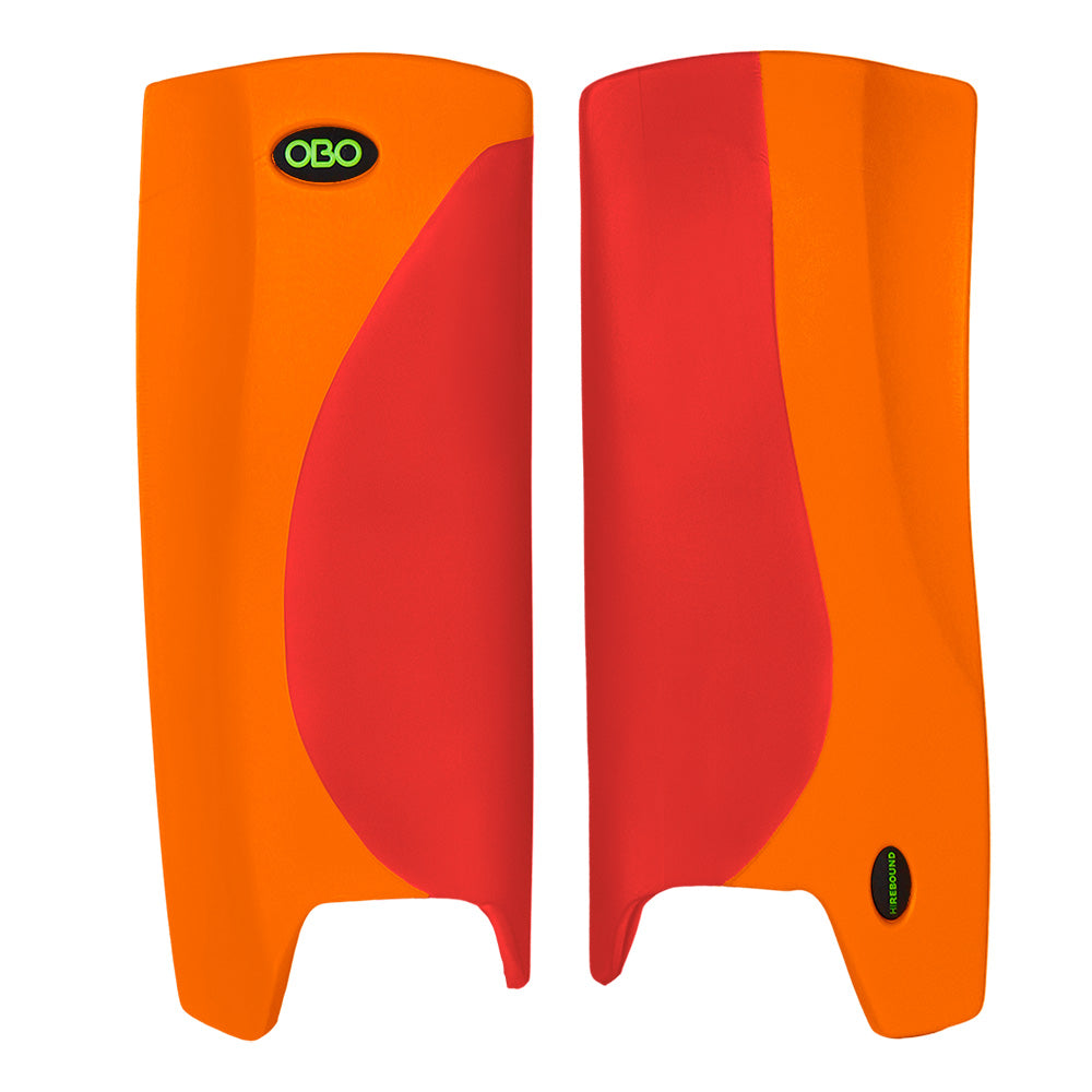 OBO ROBO Hi-Rebound Hockey Goalkeeping Legguards Red/Orange – OBO UK