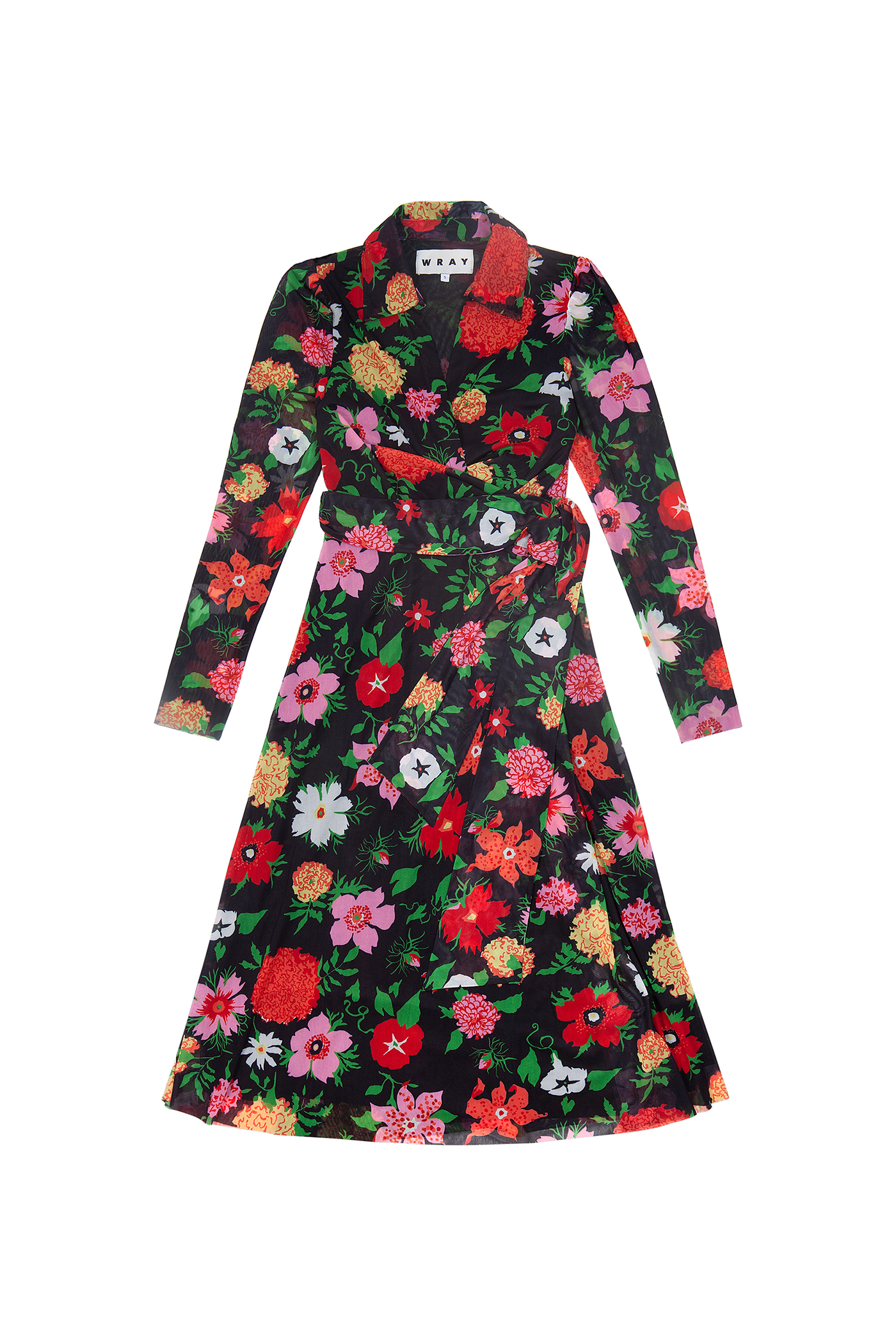 Image of Enid Wrap Dress - Mills Floral