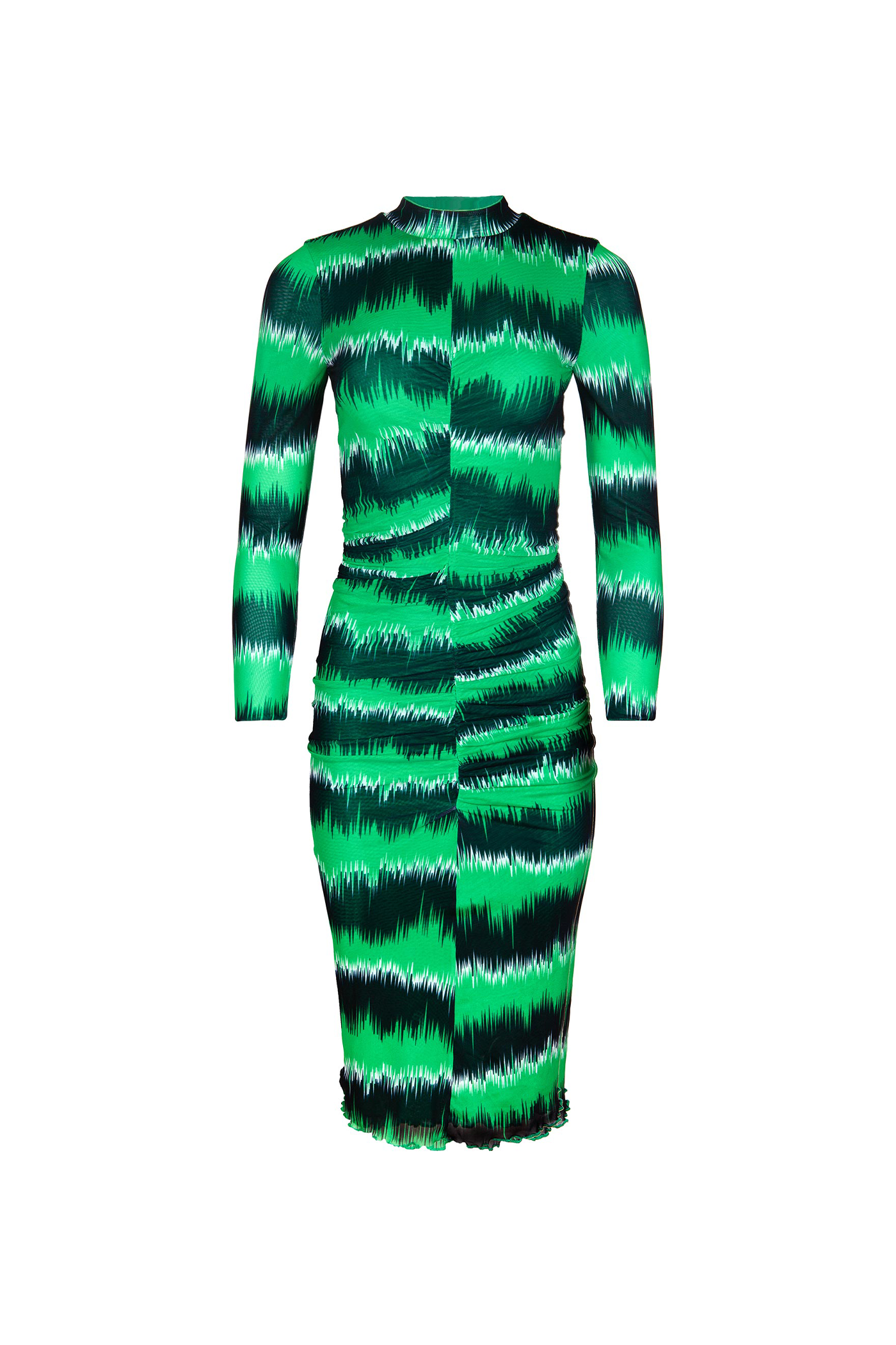 Image of Gemini Dress - Electric Static / Power Green